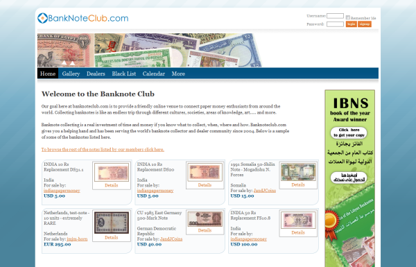 Banknote Club
